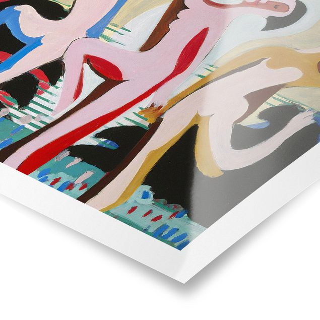 Posters konstutskrifter Ernst Ludwig Kirchner - colour Dance