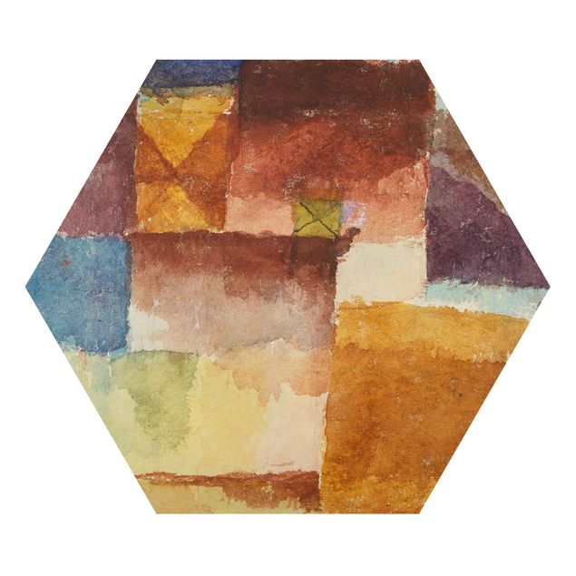 Tavlor abstrakt Paul Klee - In the Wasteland