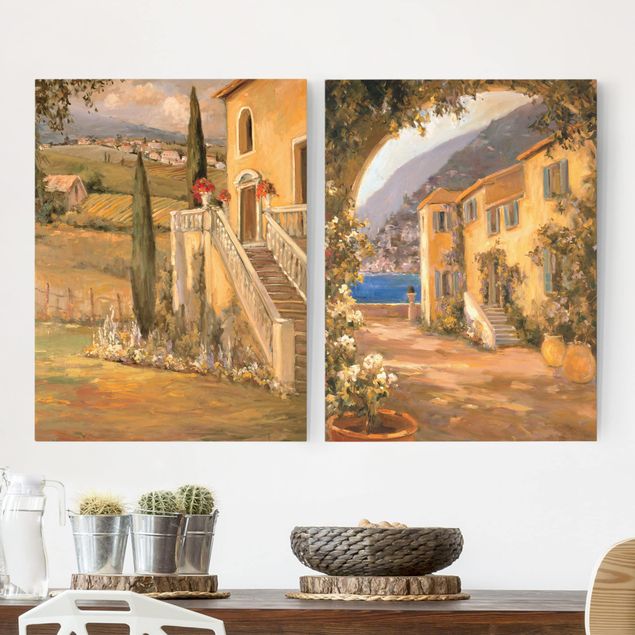 Kök dekoration Italian Landscape Set I