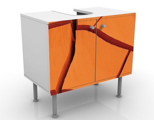 Waschbeckenunterschrank - African Land - Badschrank Orange