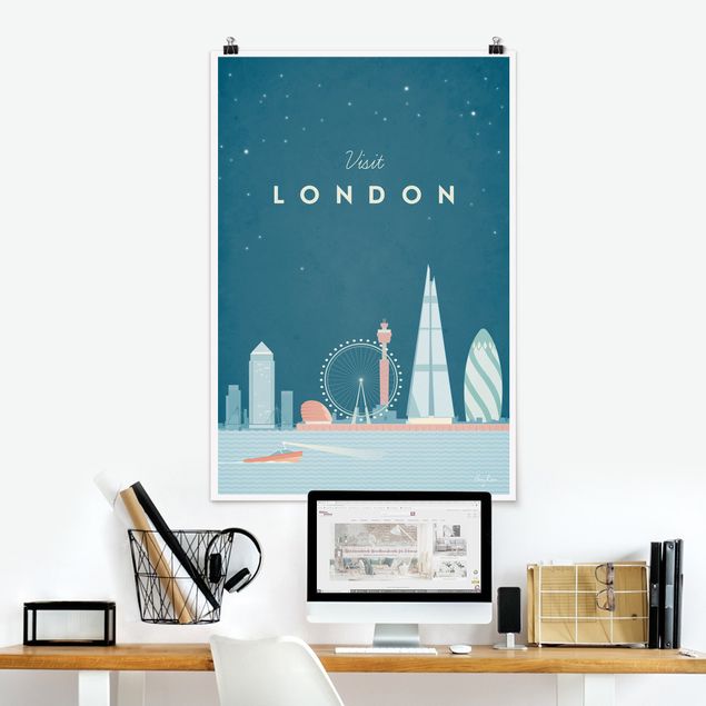 Kök dekoration Travel Poster - London