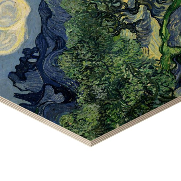 Trätavlor landskap Vincent Van Gogh - Olive Trees