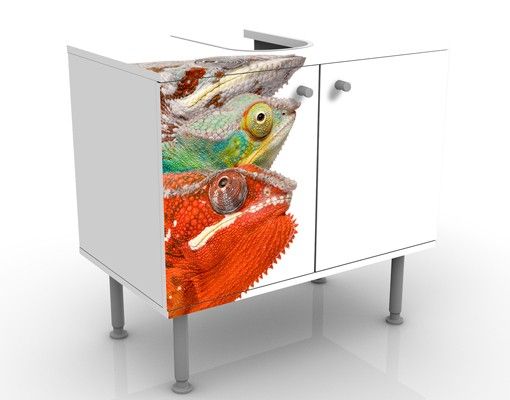 Tvättställsskåp Colourful Chameleon