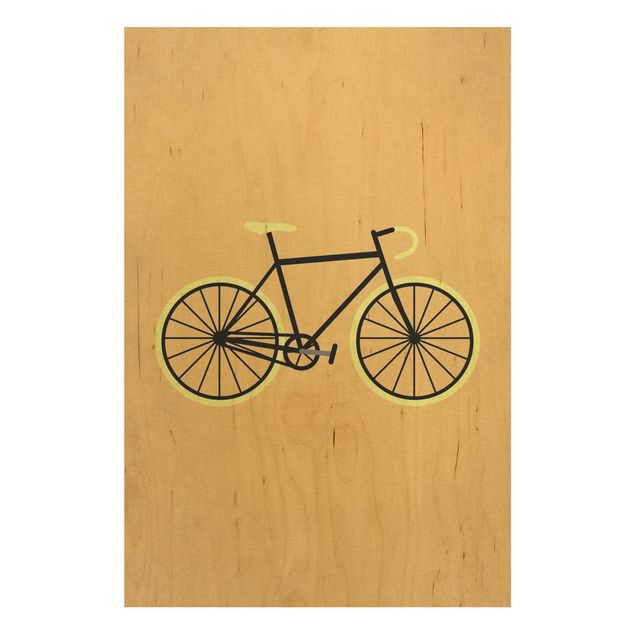 Tavlor Kubistika Bicycle In Yellow