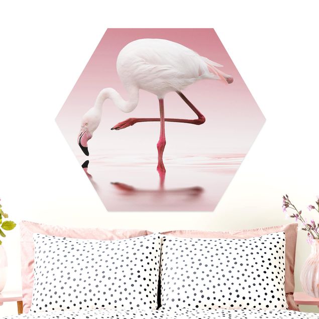 Kök dekoration Flamingo Dance