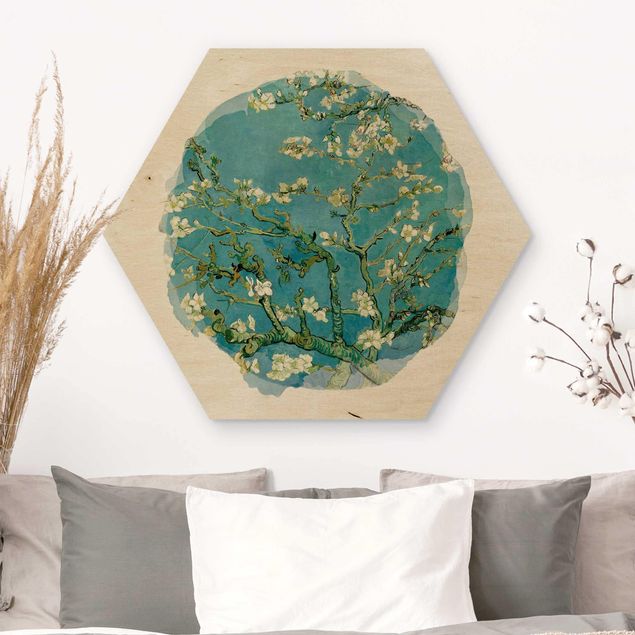 Kök dekoration WaterColours - Vincent Van Gogh - Almond Blossom