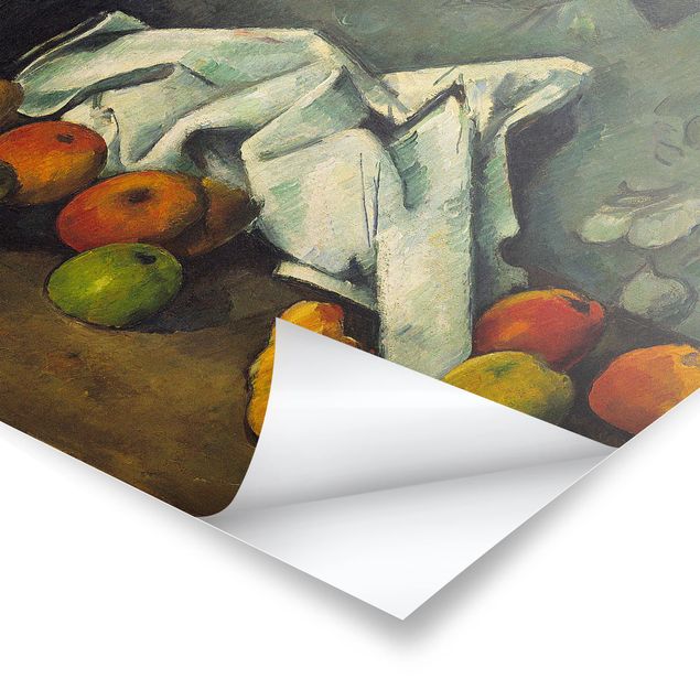 Tavlor konstutskrifter Paul Cézanne - Still Life With Milk Can And Apples
