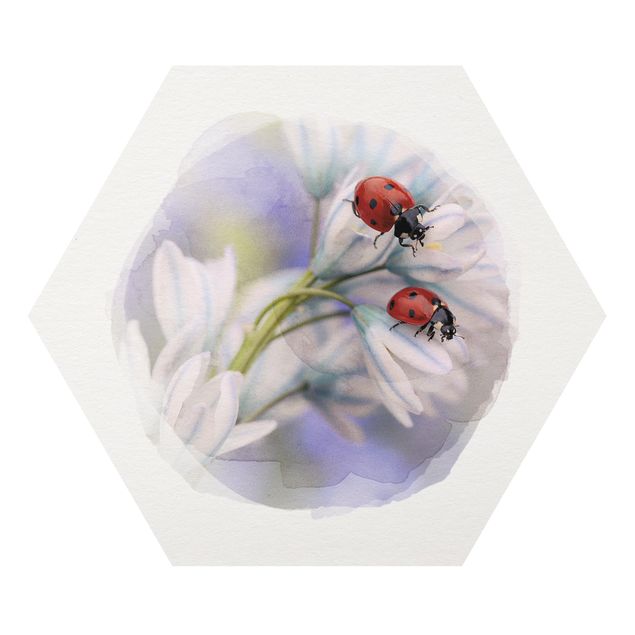 Tavlor Water Colours - Ladybug Couple
