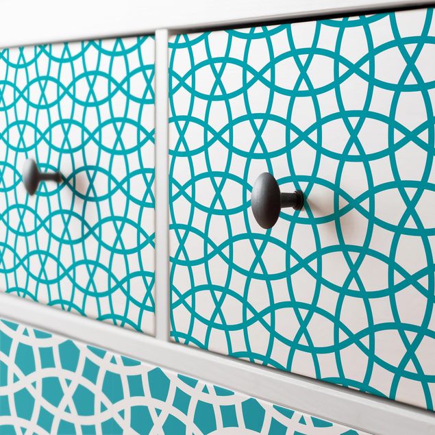Självhäftande folier matt 2 Moroccan Mosaic Pattern