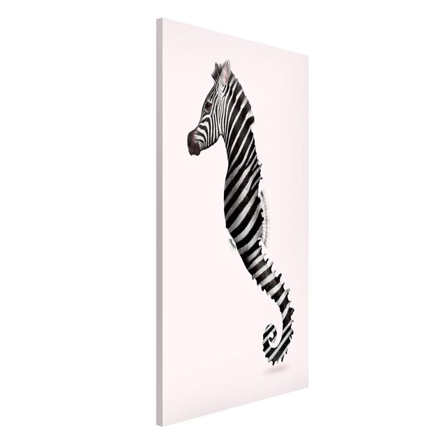 Kök dekoration Seahorse With Zebra Stripes