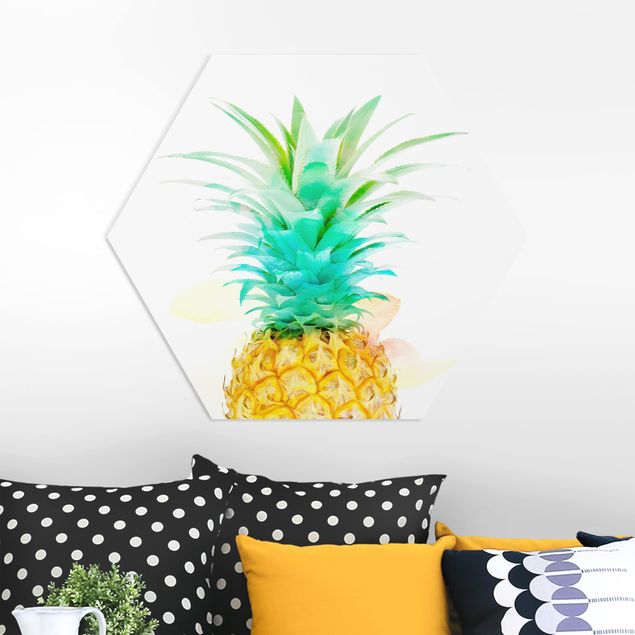 Tavlor frukter Pineapple Watercolour