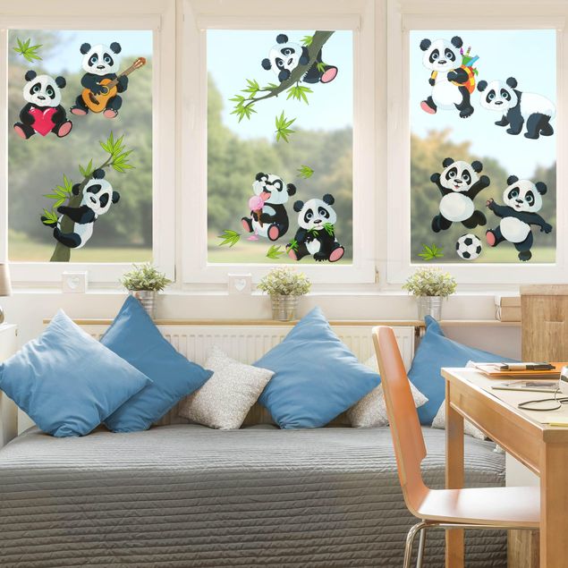 Inredning av barnrum Panda Bear Mega Set