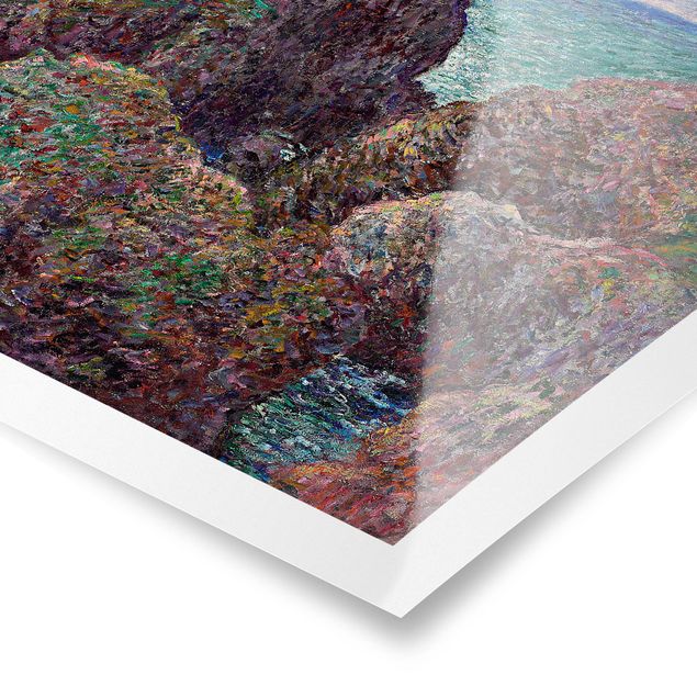Tavlor landskap Claude Monet - Group of Rocks at Port-Goulphar