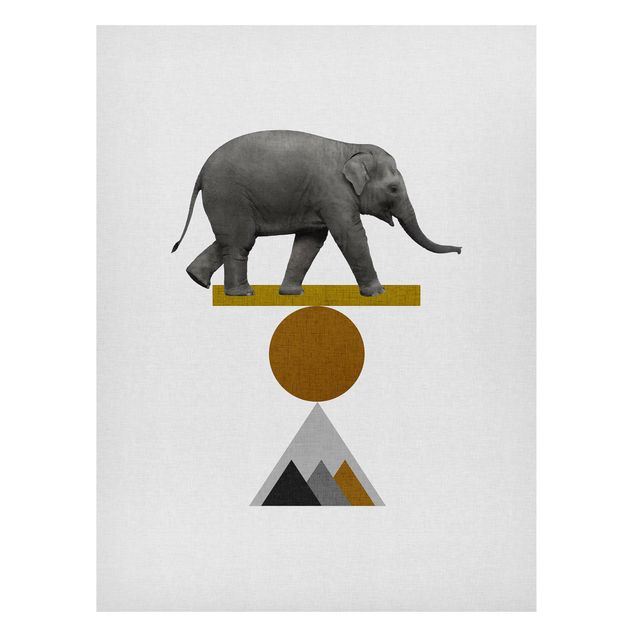 Tavlor elefanter Art Of Balance Elephant