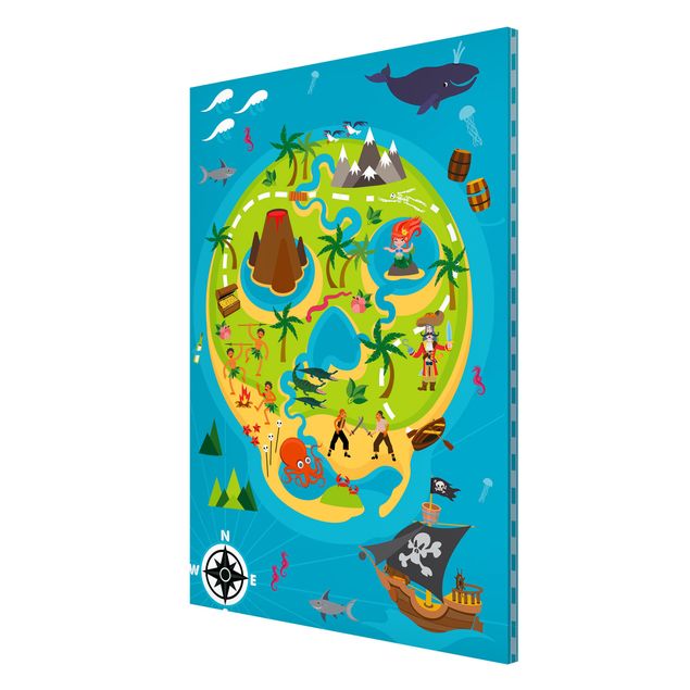 Tavlor pirater Playoom Mat Pirates - Welcome To The Pirate Island