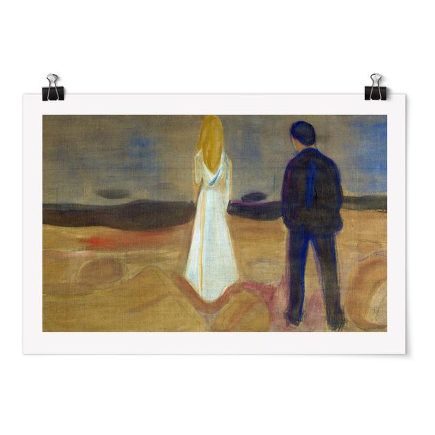 Konstutskrifter Edvard Munch - Two humans. The Lonely (Reinhardt-Fries)
