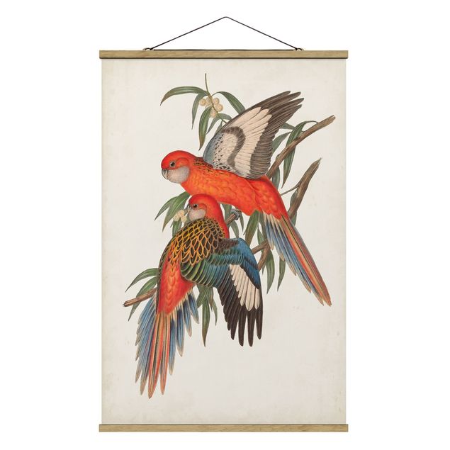 Tavlor retro Tropical Parrot I