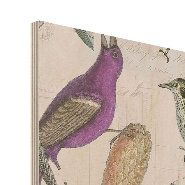 Tavlor Vintage Collage - Nostalgic Birds