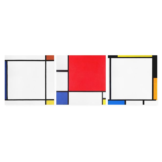 Tavlor konstutskrifter Piet Mondrian - Square Compositions