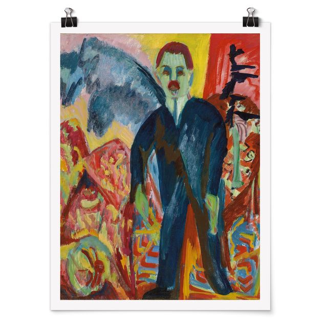 Posters konstutskrifter Ernst Ludwig Kirchner - The Hospital Attendant