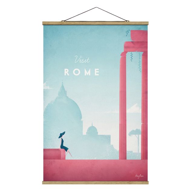 Tavlor konstutskrifter Travel Poster - Rome