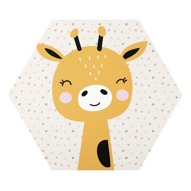 Tavlor gul Baby Giraffe