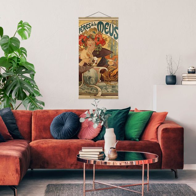 Kök dekoration Alfons Mucha - Poster For La Meuse Beer