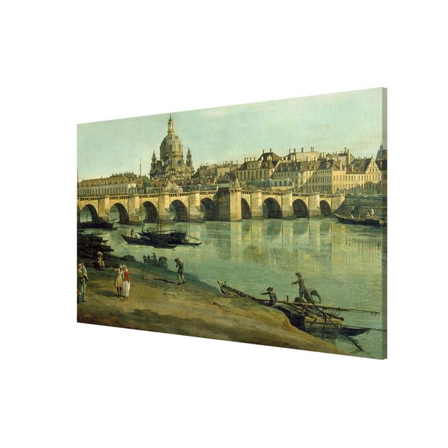 Kök dekoration Bernardo Bellotto - View of Dresden from the Right Bank of the Elbe with Augustus Bridge
