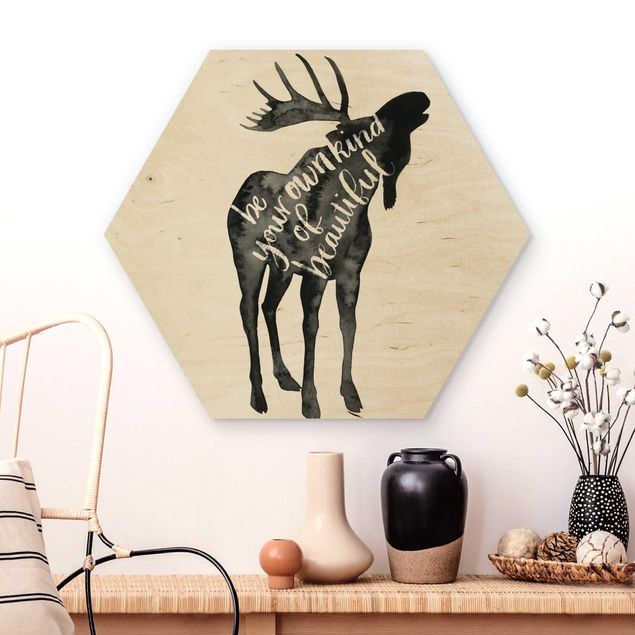 Kök dekoration Animals With Wisdom - Elk