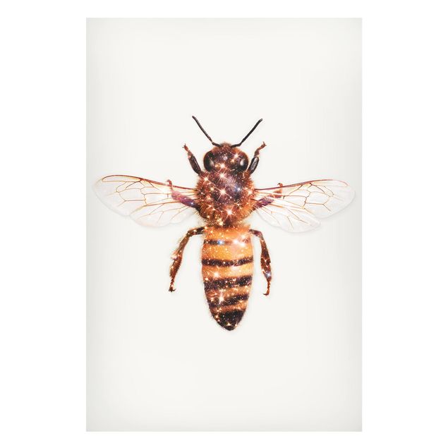 Magnettavla djur Bee With Glitter