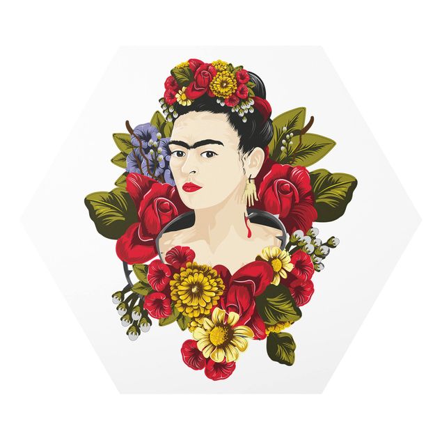 Tavlor blommor  Frida Kahlo - Roses