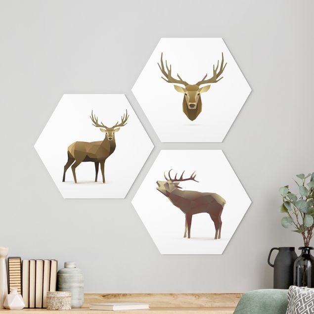 Kök dekoration Poligon Deer Collection