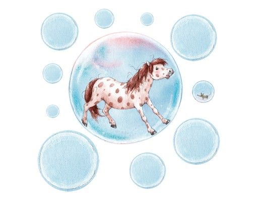 Inredning av barnrum Bubble Pony