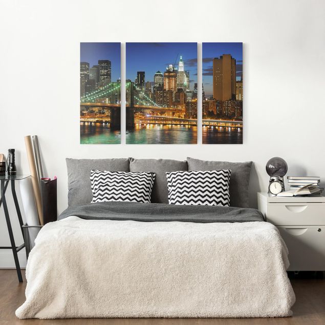 Canvastavlor New York Manhattan Panorama