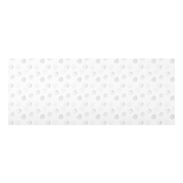 glasskivor kök Watercolour Dots Gray