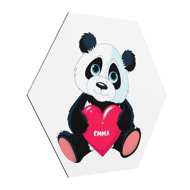 Tavlor ordspråk Panda With Heart