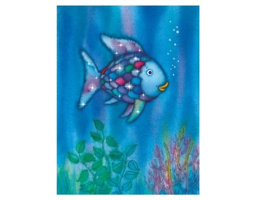 Fönsterdekaler djur The Rainbow Fish - Alone In The Vast Ocean