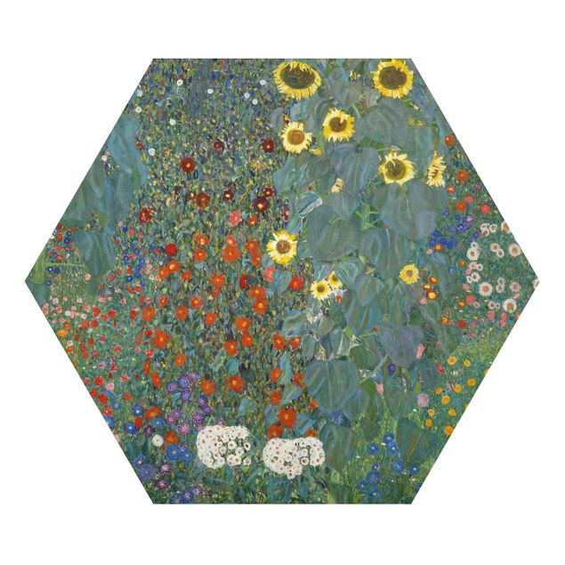 Konststilar Gustav Klimt - Garden Sunflowers