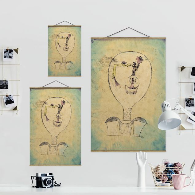 Tavlor modernt Paul Klee - The Bud of the Smile