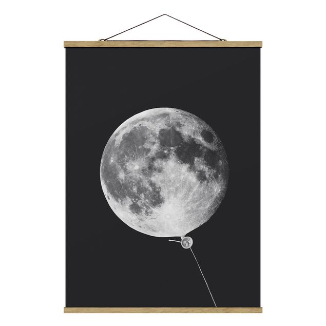Tavlor modernt Balloon With Moon
