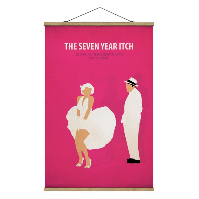 Tavlor modernt Film Poster The Seven Year Itch