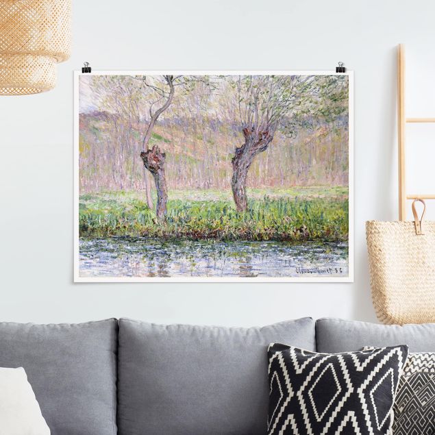 Kök dekoration Claude Monet - Willow Trees Spring