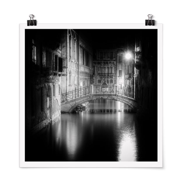 Posters arkitektur och skyline Bridge Venice