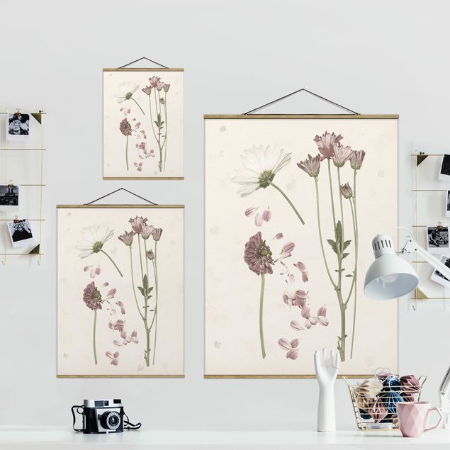 Tygtavlor Herbarium In Pink II