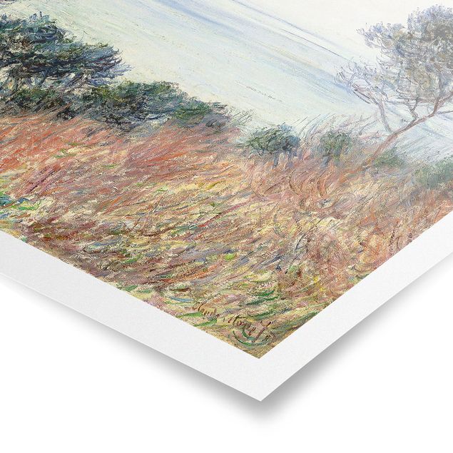 Tavlor landskap Claude Monet - The Coast Of Varengeville