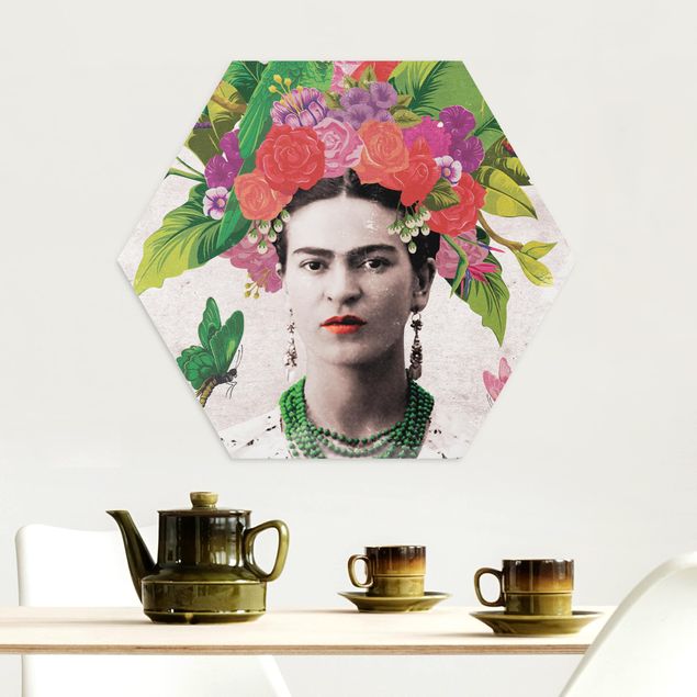 Konstutskrifter Frida Kahlo - Flower Portrait