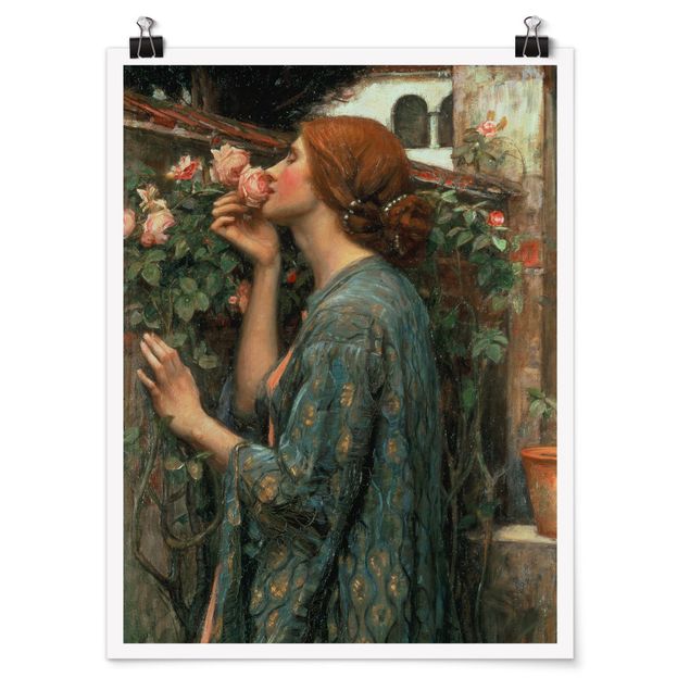 Posters konstutskrifter John William Waterhouse - The Soul Of The Rose