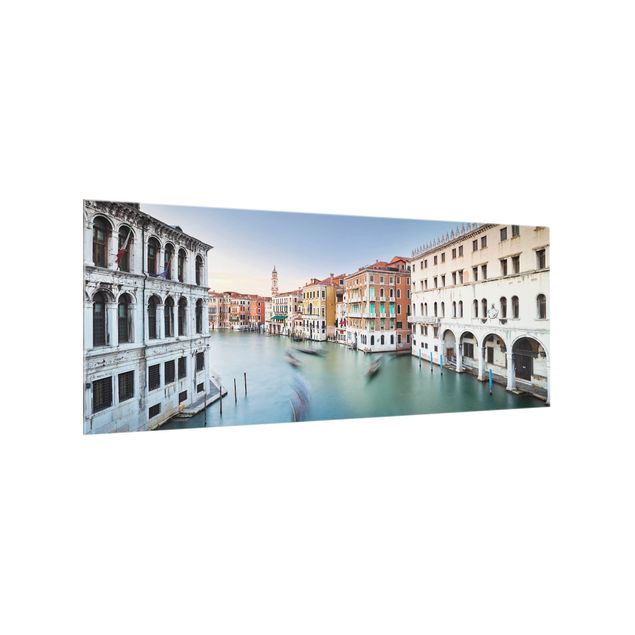 stänkskydd kök glas Grand Canal View From The Rialto Bridge Venice