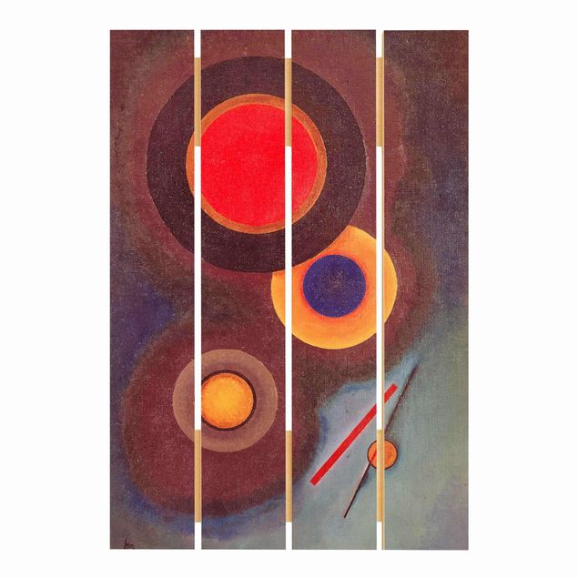 Konststilar Wassily Kandinsky - Circles And Lines