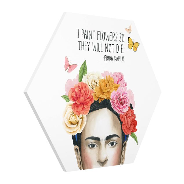 Tavlor porträtt Frida's Thoughts - Flowers